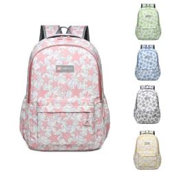 Gelory New Arrival Large Capacity Teenager Student Star Print Backpack Bags Custom Lightweight Student Schoolbag for Girls