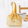 Gelory Japanese Lunch Bag Convenient Portable Canvas Bag Customized Large Capacity Thickened Thermal Insulated Lunch Bag