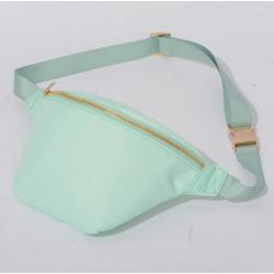 Small MOQ Factory Wholesale 6 Color Stock Available Waterproof  Nylon Outdoor Sport Waist Bag Sling Bags For Women Fanny Pack
