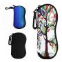 HR239 Diving Material Handheld Glasses Cases Portable Sunglasses Pouch Bag Fashion With Hook Anti Drop Glasses Packaging Boxes