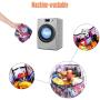 4 Pack Larger Sized Portable Sturdy Reinforced Polyester Reusable Foldable Grocery Bags For Shopping