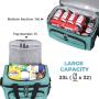eco-friendly portable bbq grill  wine ice custom print fashion cool shoulder cooler tote bag