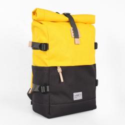 CHANGRONG Custom recycled Rpet polyester roll top Travel Casual Rucksack backpack waterproof