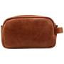 Personalized Gift Leather Makeup Shaving Organizer Bag Travel Shave Kit Dopp