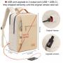 ZF023 Customized Business Computer Backpack Polyester Waterproof Student Schoolbag Men and Women Travel Shoulder Bag with USB