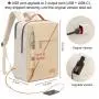 ZF023 Customized Business Computer Backpack Polyester Waterproof Student Schoolbag Men and Women Travel Shoulder Bag with USB