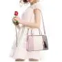 2024 Contrast Colors PU Leather Purse Handbags For Women Designer Charm Famous Brands