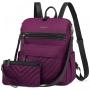 LOVEVOOK Factory Wholesale High Quality 2pc 14 in Casual Nylon Back Bags Women Fashion Cute Waterproof Backpack Purse for Girls
