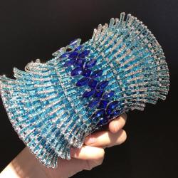 Luxury Crystal Metal Chain Women Handmade Evening Bags Wedding Clutch Bag Party Rhinestone Evening bags