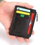 KHF041 New Cross-border Pu Leather Zip Coin Purse Ladies Wallet Card Case Card Holder Multi Card ID Bag