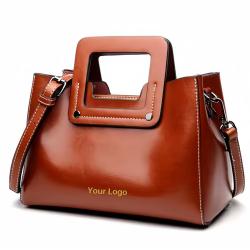 Sac A Main Femm 2024 OEM Fashion New Design Genuine Leather Ladies Handbag Women Shoulder Bags Female Handbags Sets For Women