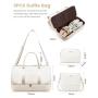 LOVEVOOK 3 in 1 Overnight Weekender Bag Custom Gym Bag with Wet Pocket for Women Fashion Travel Duffle Bag with Shoe Compartment