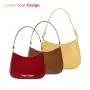 Fully Custom Luxury Classic Womens Shoulder Bags Chic Underarm Bag Trendy Fashion Vegan Leather Custom Logo Ladies Shoulder Bags