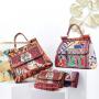 Hot selling textures handbag for women eye-catching luxury printing ladies bags chicken tracks female bags China handbag factory