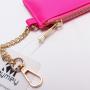 2022 Keymay Hot Sale Cute Nylon Portable Waterproof Personalized Letter Patches Mini Wallet Pouch Coin Purse Keychain for Girls