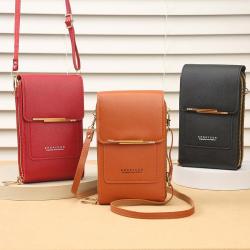 New Mobile Phone Bag for IPhone 15Pro Max Small Mini Single Shoulder Crossbody Bag Zipper Wallet Fashion Mobile Phone Bag