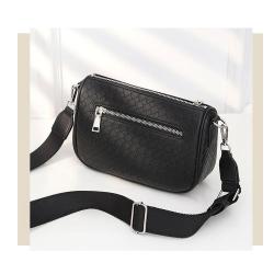 New high capacity Women's crossbody bag wide strap bag fashion weaving design shoulder bags bulk wholesale