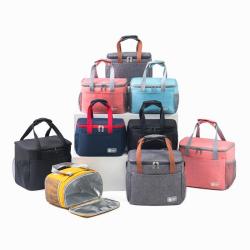 Gelory Lunch Box Large Portable Aluminum Foil With Rice Bag Thickened Waterproof Large Capacity Insulation Ice Cooler Bag