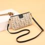 2024 Fashion Simple Hand Bag for Women Small Square Foreign Style with Single Strap Wholesale Printing Joker Shoulder Bag