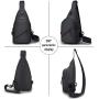 Gelory Wholesale Custom Chest Bag For Men Outdoor Waterproof Crossbody Crossbody Singe Shoulder Bag With USB Port