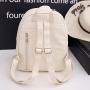 New Arrival mochila Waterproof Backpack Girls Sweet School Bags With Tassel PU Leather 3PCS Set Backpacks For Women