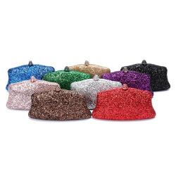 Factory outlet wedding designer clutch bags for women luxury rhinestone evening bag sequins bags women handbags ladies wholesale pochette femme