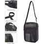 Outdoor Sports Mesh Crossbody Purse Bag See Through Mesh Adjustable Strap Shoulder Bag For Men Women