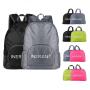 Multi-color Custom Logo Lightweight Polyester Fabric Unisex Packable Backpack Foldable Travel Bags