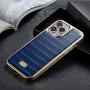 Custom leather mobile phone accessories flip phone case cover leather crocodile pattern phone case
