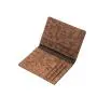 Eco-friendly Natural Bifold Pocket Credit Card Holder RFID Real Cork Leather Wallet for Men Minimalist