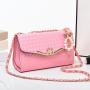 2023 New Fashion Women's Bag Trendy Girl Portable Diagonal Span Luxury Bags Women Handbags With Pearls Pendent