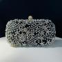 Hot Sell Fashionable Luxury Rhinestone Pearls Beaded Wedding Party Clutch Purse Ladies Bridal Evening Bags sac tendance 2024
