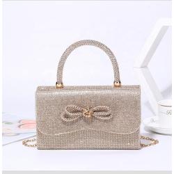 Wholesale women's diamond inlaid handbags bags evening dress bags banquet bags women's handbag shoulder pochette femme