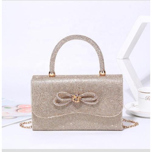 Wholesale women's diamond inlaid handbags bags evening dress bags banquet bags women's handbag shoulder pochette femme
