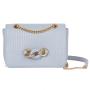 2024 Custom Logo Embroidery Vegan Leather Crossbody Bag For Women Shoulder Chain