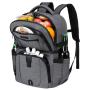 Sucipi Leak-Proof Insulated Cooler Backpack with 4 Ice Packs & Double Deck Cooler Bag Work Camping Hiking Lunch Backpack for men