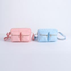 Women Waterproof Nylon Shoulder Sling Bags Tactical Multiple Pocket Pink Blue Messenger Bag Crossbody Bag Women