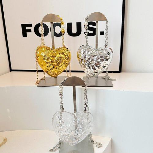 Acrylic Love Fashion Versatile Banquet Bag