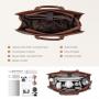 LOVEVOOK OEM 15.6 inch Laptop Tote Bag for Women Handbags Vintage Computer Work Bags Leather Briefcase Office Ladies Bag Purse