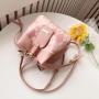 2024 new trend design ladies shoulder bag high quality simple texture bucket type crossbody bag