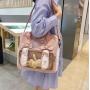 Manufacturer clear window ita backpack pin display custom ita bag with small MOQ