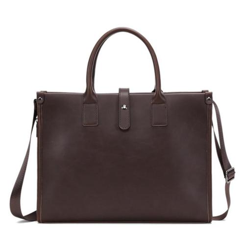ZWY300 Hot Sale Men Business Handheld Briefcase Wholesale PU Waterproof Vintage Handbag Daily Outdoor Work Portable Laptop Bag