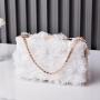NEW Design Fashion Women's chiffon rose flower clutch bag handbag Party Evening Bag Wedding Clutch Purse Bag