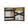 Factory wholesale magic wallet premium leather minimalist magic wallets for men custom
