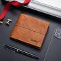 New Model 2024 Slim Wallet For Men Fashion Men Card Holder Wallet Pure Color Customs Wallet