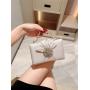 New Arrival Elegant Party Bridal Wedding Hand bags Chain Crossbody Bag Satin White Evening Bags Fashion Handbags For Woman