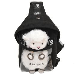 Low Moq Custom Logo Cute Children Crossbody Bag Pack Single Shoulder Sling Chest Bag With Toy