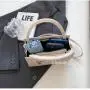 HR662 New Fashion Women's Handbag Fashion One Shoulder Underarm Women's Tote Bag PU Casual Solid Color Square Crossbody Bag
