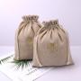 Jute Drawstring bag, Cosmetic Packaging Bag