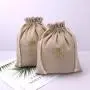 Jute Drawstring bag, Cosmetic Packaging Bag